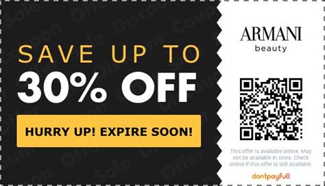 armani makeup discount